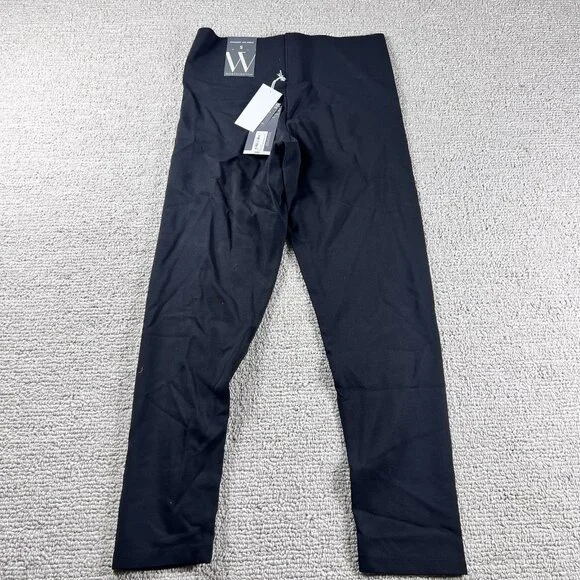 Worthington Straight Leg Ankle Leggings Pants Black Women’s Size Small - Picture 7 of 8